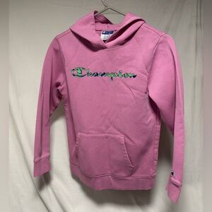 Champion Pink Hoodie Youth XL